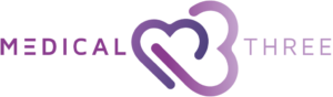 Grafik zeigt Logo von Medicalthree