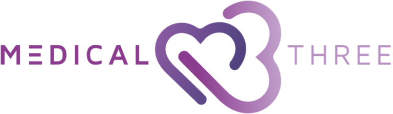 Grafik zeigt Logo von Medicalthree